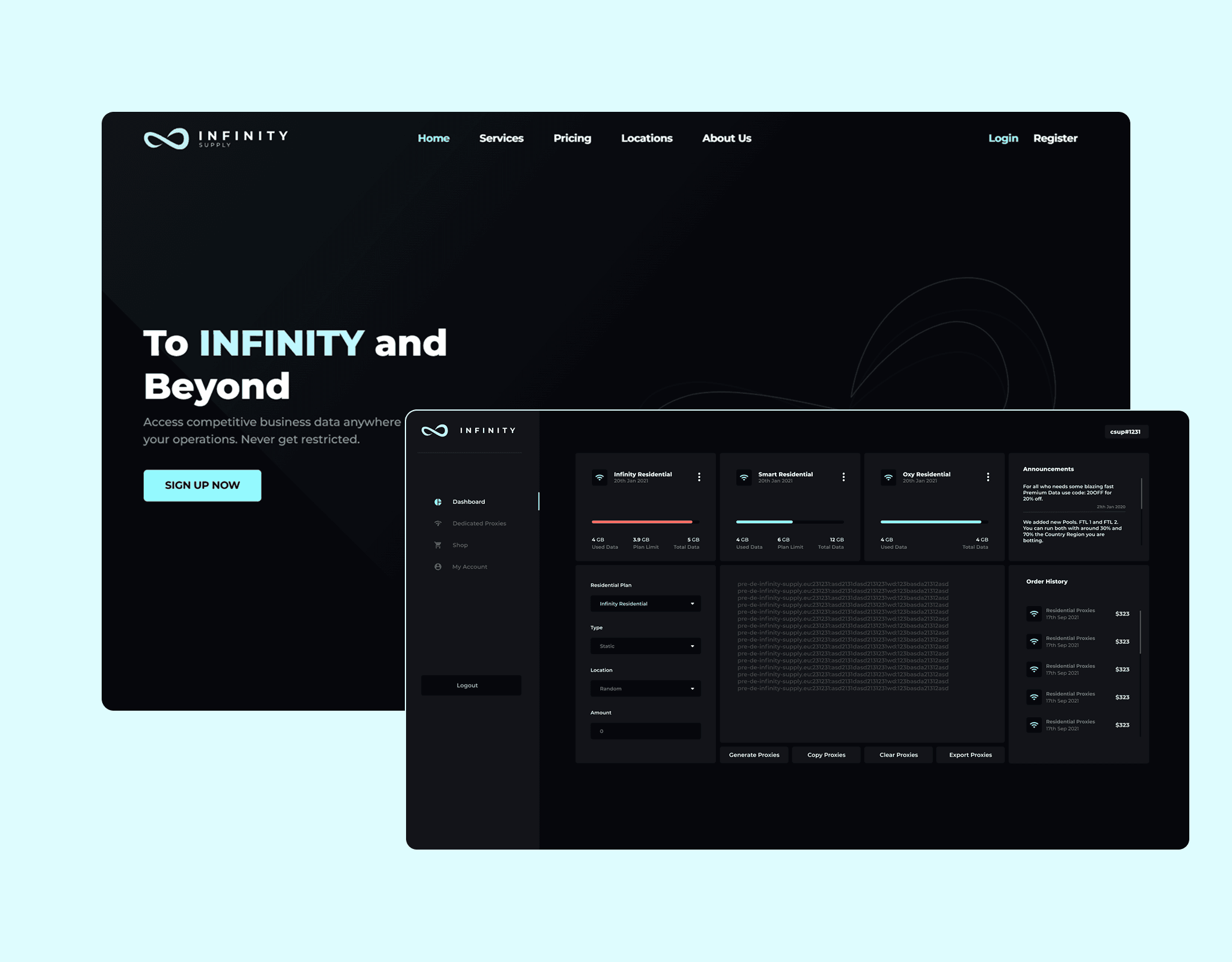 Platform Experience Enhancement — Dashboard & Extension — product screenshot